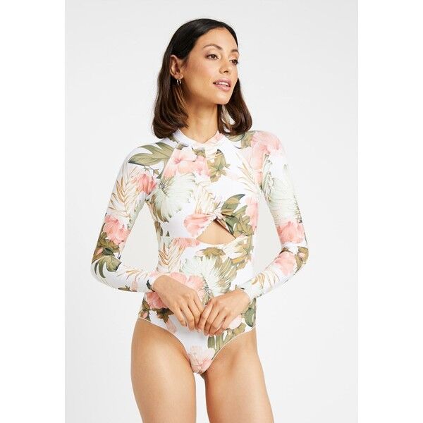 Rip Curl HANALEI BAY SURFSUIT Kostium kąpielowy white RI781N004