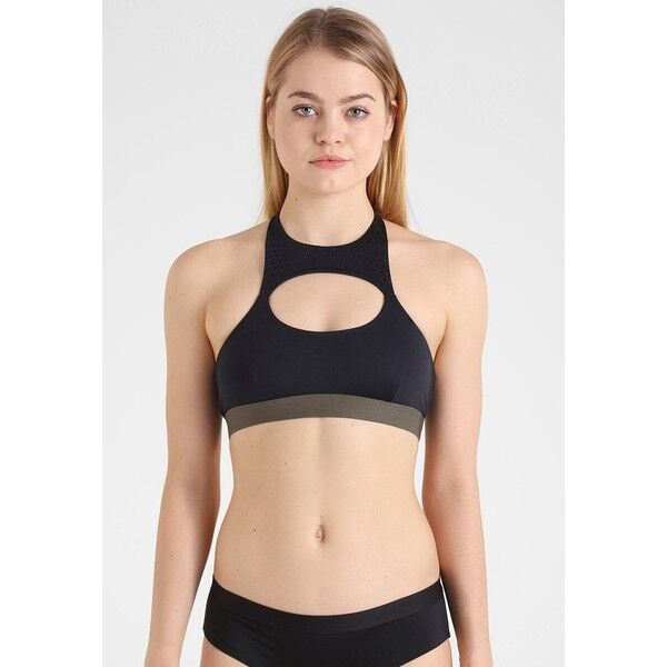 Rip Curl MIRAGE ULTIMATE HIGH NECK Góra od bikini black RI781J00Q