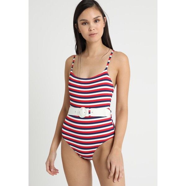 Solid & Striped THE NINA ONEPIECE Kostium kąpielowy blue/red/white QS681G00C