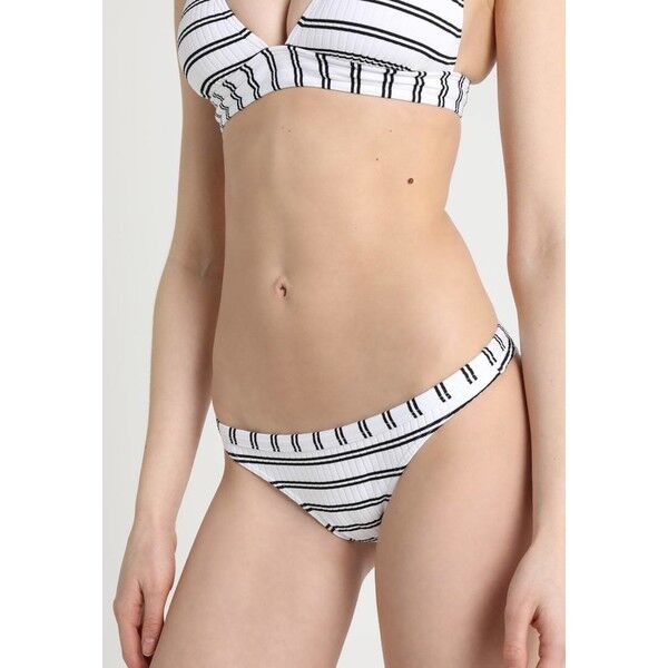 Seafolly INKASTRIPE BRAZILIAN PANT Dół od bikini white S1981I015