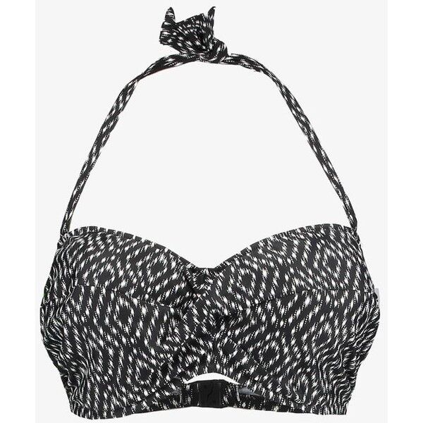 Fantasie BYRON BAY BANDEAU Góra od bikini black/cream FN181J002