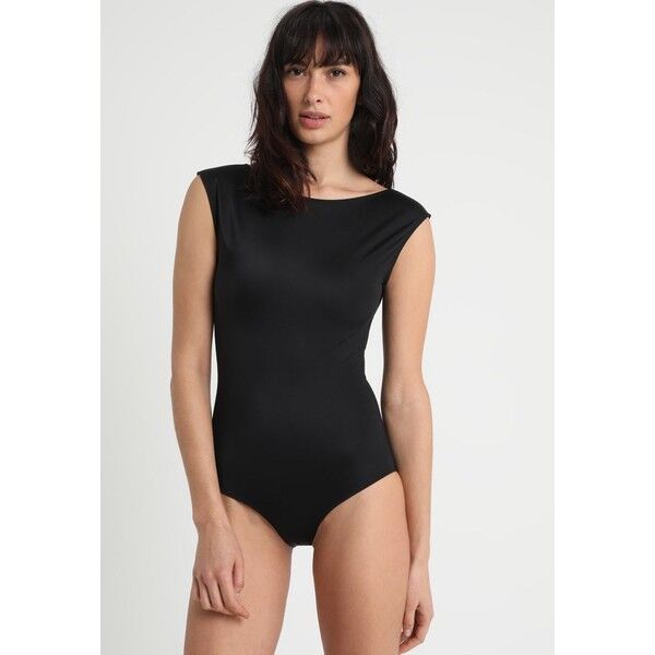 Monki BEATRICE SWIMSUIT Kostium kąpielowy black WEB81G00I
