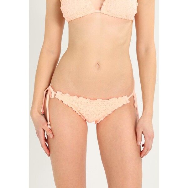 Seafolly HAVANA TIE SIDE HIPSTER Dół od bikini peach S1981D0CX