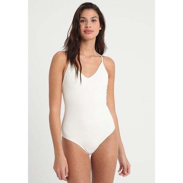 Filippa K CROSS BACK SWIMSUIT Kostium kąpielowy off white F1481G002