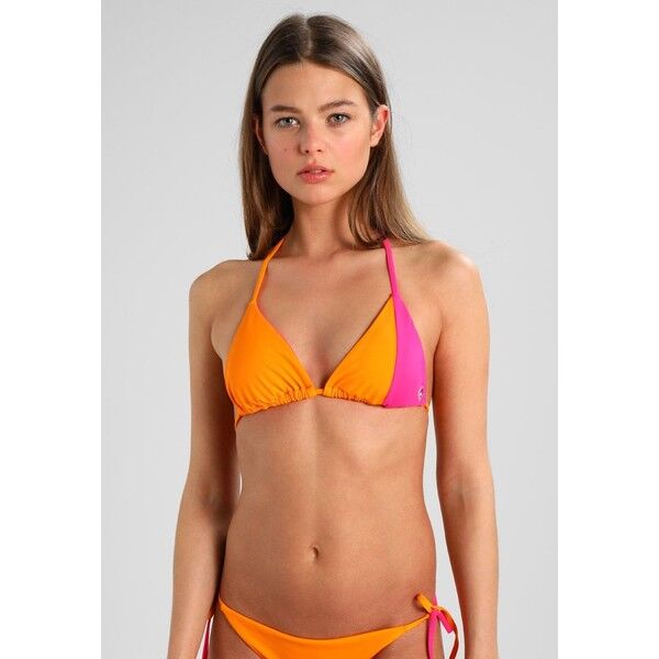 Tommy Hilfiger TRUE TOMMY TRIANGLE Góra od bikini orange TO181J002