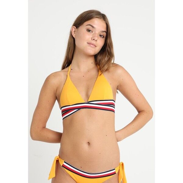 Tommy Hilfiger TRIANGLE Góra od bikini yellow TO181J006