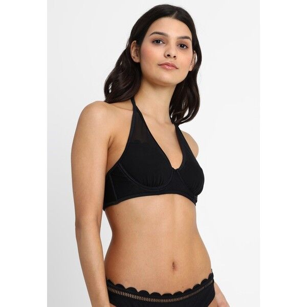 Ted Baker KERONA SCALLOP CUPPED Góra od bikini black TE481J00B