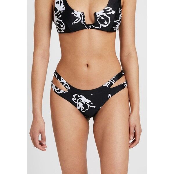RVCA SAGE FLORAL CHEEKY Dół od bikini black RV481I00P