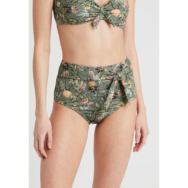 Esprit BAHIA BEACH HIGHWAIST BRIEF Dół od bikini light khaki ES181I05D
