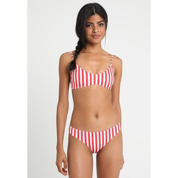 Monki AZAMIKA SET Bikini red/white WEB81L001