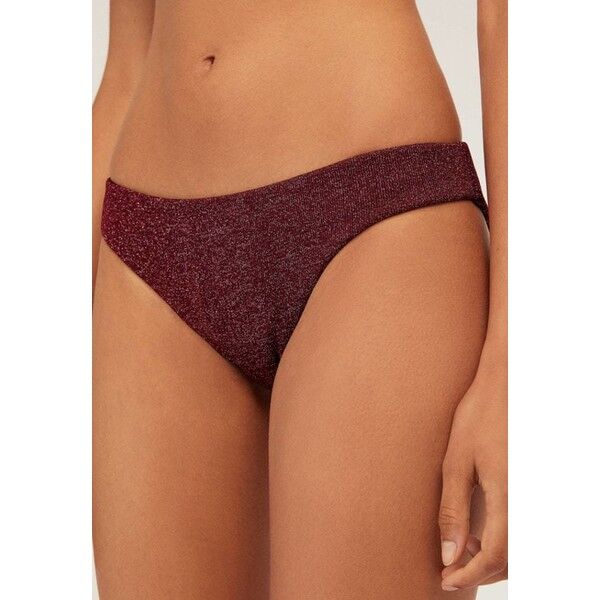 OYSHO Dół od bikini bordeaux OY181I096