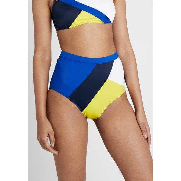Tommy Hilfiger ARCHIVE Dół od bikini blue/yellow/white TO181I01F