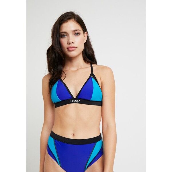 Hunkemöller TRIANGLE COLOUR BLOCK Góra od bikini blue HM181J04S