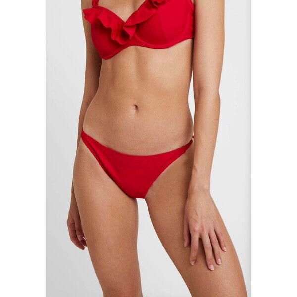 Hunkemöller SCARLET RUFFLE CHEEKY Dół od bikini red HM181I05H