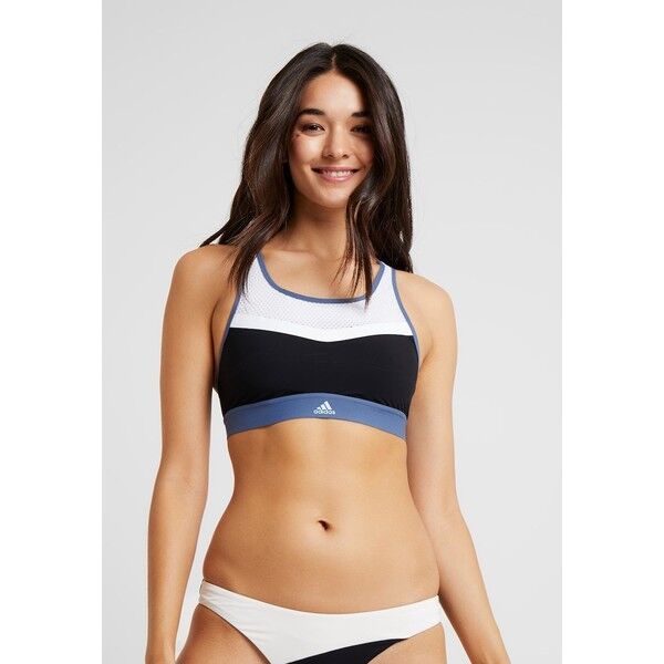 adidas Performance Góra od bikini black/white AD581J00L