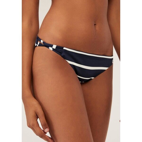 OYSHO MIT MARITIMEN STREIFEN Dół od bikini blue OY181I05Z